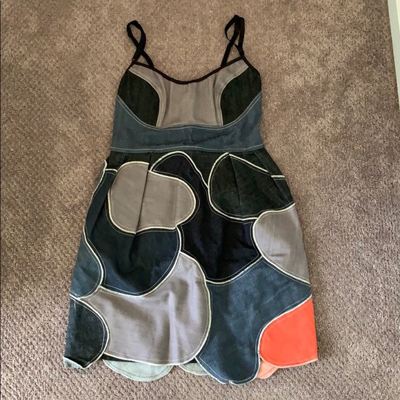 Jean Patchwork Dress - Picture 1 of 2